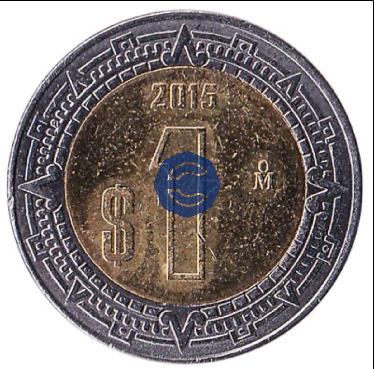 1 Mexican Peso Coin